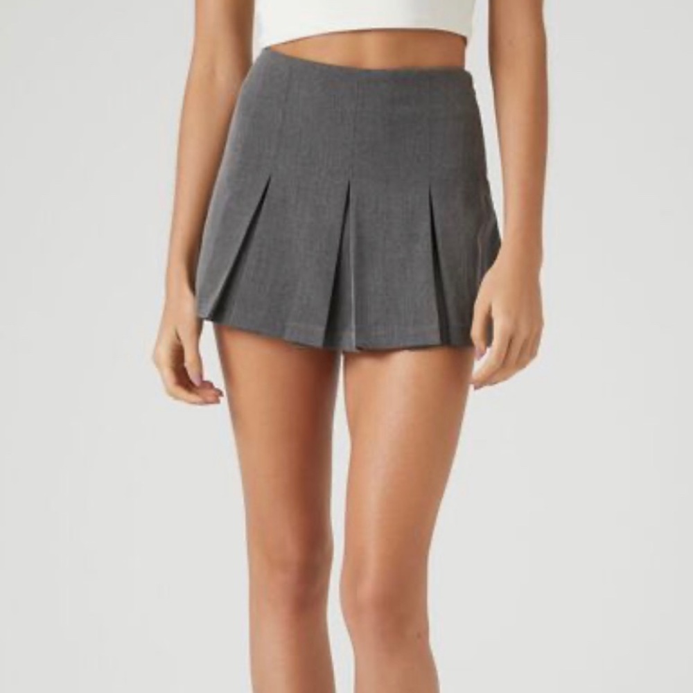 Mini skirt dark grey